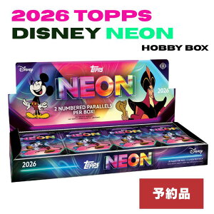 �y�\��z2026 Topps Disney Neon Hobby Box �f�B�Y�j�[ �l�I�� �z�r�[�{�b�N�X 1BOX 20�p�b�N ���o���i���^ �t�B�j�A�X�ƃt�@�[�u �G�s�b�N�~�b�L�[ �f�B�Z���_���g �K�[�S�C���Y ���M�T�C�� 1/1 �X�P