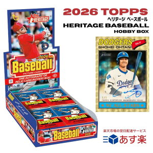 ��J�ĕ����M�T�C���J�[�h���^ 2026 Topps Heritage Baseball Hobby Box�m1977�N�����f�U�C���n���K �V�i�V�������N�t ���J���{�b�N�X �g�b�v�X �w���e�[�W ��������