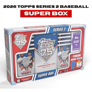 �y������T�t�z2026 Topps Series 2 Baseball Super Box �싅 �J�[�h ���W���[���[�O �V���[�Y2 �X�[�p�[�{�b�N�X 75���N�L�O ����@�� ���{�a�^ ����B�� RC ���[�L�[ ��J�ĕ� ����Funko Pop! �t�B�M���A1