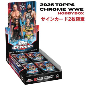2026 Topps Chrome WWE Hobby Box 12�p�b�N���b�g�b�v�X �N���[�� WWE �z�r�[�{�b�N�X �g���[�f�B���O�J�[�h �y30���N�L�O�J�[�h/���M�T�C��2�������z�V�i �V�������N�t�� ��������