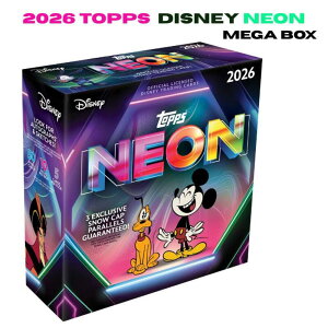 2026 Topps Disney Neon Mega Box �f�B�Y�j�[ �l�I�� ���K�{�b�N�X 1BOX 10�p�b�N ���o���i���^ �t�B�j�A�X�ƃt�@�[�u �G�s�b�N�~�b�L�[ �f�B�Z���_���g �K�[�S�C���Y ���M�T�C�� 1/1 �X�P�b�` �g�b�v