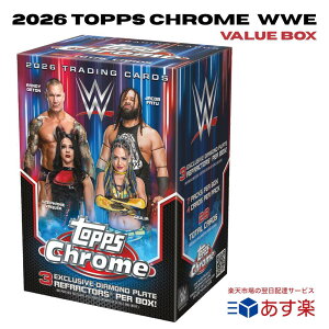 2026 Topps Chrome WWE Value Box �g�b�v�X �N���[�� �v�����X �J�[�h �o�����[�{�b�N�X�y����_�C�������h�v���[�g3�������z 1���i7�p�b�N���j 30���N�L�O nWo �U�E���b�N �X�g�[���R�[���h ���M�T�C