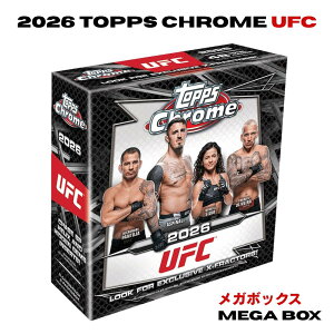 2026 Topps Chrome UFC �g���[�f�B���O�J�[�h ���K�{�b�N�X 1���i6�p�b�N���j�g�b�v�X �N���[�� �����i���Z �J�[�h �y����X�t���N�^�[�����z ���� ���K�i 200��x�[�X�Z�b�g ���M�T�C�� ���؃p����
