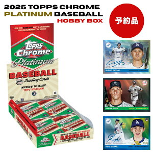 2025 Topps Chrome Platinum Baseball Hobby Box 1955�N�����f�U�C�� �g�b�v�X �N���[�� �v���`�i�� �x�[�X�{�[�� �z�r�[�{�b�N�X ���W���[���[�O �J�[�h MLB ���� ���M�T�C������ 1������ ��J�ĕ� ���^ �V