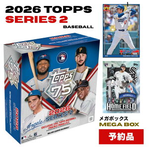 2026 Topps Series 2 Baseball Mega Box 75���N�L�O ���K�{�b�N�X �g�b�v�X �V���[�Y2 ���W���[���[�O �싅�J�[�h MLB ���� ��J�ĕ� 1991 Crackle�p���������� 14��×14�p�b�N 196���� �C���T�[�g �I�[�g �L�O�{