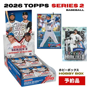 2026 Topps Series 2 Baseball Hobby Box �g�b�v�X �V���[�Y2 �x�[�X�{�[�� �z�r�[�{�b�N�X MLB ���W���[���[�O �J�[�h 75���N�L�O�� 12����×20�p�b�N ���M�T�C�� or �����b�N �J�[�h1���m�� 1952�N������ �V