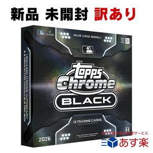 2026 Topps Chrome Black Baseball Hobby Box �g�b�v�X �N���[�� �u���b�N �x�[�X�{�[�� �z�r�[�{�b�N�X 13������ ���M�T�C�� 1������ MLB ���W���[���[�O �J�[�h �V�i �V�������N�t�� ��������