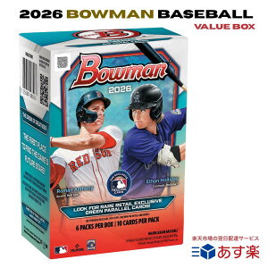 2026 Bowman Baseball Value Box �{�E�}�� �x�[�X�{�[�� �J�[�h ���W���[���[�O 10��×6�p�b�N���� MLB ���� �g���[�f�B���O�J�[�h 1st Bowman ���^ �v���X�y�N�g ���[�L�[ ���e�[������ �O���[���p������
