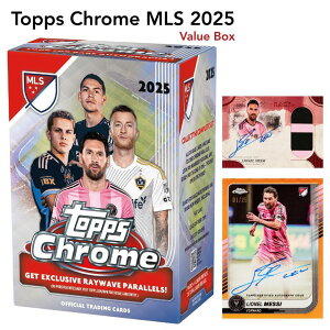 ���I�l���E���b�V�̃T�C���J�[�h��_��!! Topps Chrome MLS 2025 Value Box �g�b�v�X �N���[�� MLS �o�����[�{�b�N�X �V�i���J�� ��������
