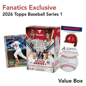 �mFanatics Exclusive �t�@�i�e�B�N�X����{�b�N�X�n2026 Topps Baseball Series 1 Value Box 2026 �g�b�v�X �x�[�X�{�[�� �V���[�Y1 �o�����[�{�b�N�X �V�i ��������