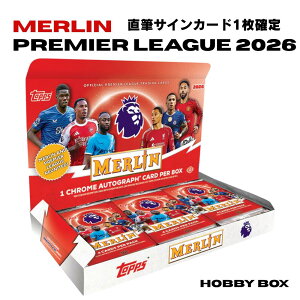 �O☌O �c���� ���^ 2026 Topps Merlin Premier League Soccer Hobby Box �v���~�A���[�O �T�b�J�[ �J�[�h �z�r�[�{�b�N�X �x�b�J�� �n�[�����h �G�X�e���@�� ���M�T�C�� 1������ �V�i �V�������N�t�� ����