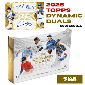 2026 Topps Dynamic Duals Baseball Hobby Box �g�b�v�X �_�C�i�~�b�N �f���A���Y �x�[�X�{�[�� �z�r�[�{�b�N�X ���W���[���[�O ��J�ĕ� ���[�L�[�x�b�c ���M�T�C�� 1���m�� �u�b�N���b�g �C�`���[ ���X