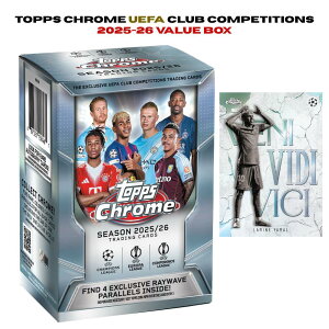 Topps Chrome UEFA 2025-26 Soccer Value Box ���BCL �g�b�v�X �N���[�� �T�b�J�[�J�[�h �o�����[�{�b�N�X ���b�V ���h�� ���}�� 28���� ����p������ ���؃C���T�[�g���� BIONIC ���n�x�l���N�X ���B�ō���