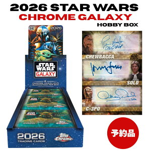 �X�^�[�E�H�[�Y �g���J Topps Chrome Star Wars Galaxy Hobby Box 1BOX 18�p�b�N �X�^�[�E�E�H�[�Y �g�b�v�X �N���[�� �M�����N�V�[ �f�� �O�b�Y �J�[�h �����A ���M�T�C�� �V�i �V�������N�t�� ��������