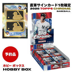2026 Topps Chrome Baseball HOBBY BOX �g�b�v�X �N���[�� ���W���[���[�O �x�[�X�{�[�� �z�r�[ 1BOX ��J�ĕ� ���X�ؘN�� ����@�� RC ���M�T�C���J�[�h1������ �g���J �V�i �V�������N�t�� ��������