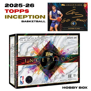 2025-26 Topps Inception Basketball Hobby Box NBA �g���[�f�B���O�J�[�h 1�{�b�N�X �{�b�N�X �g���J �N�[�p�[�E�t���b�O �E�G���o�����} ���u���� ���M�T�C�� �������r���A ���� �V�i �V�������N�t�� ��