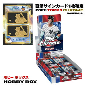 2026 Topps Chrome Baseball HOBBY BOX �g�b�v�X �N���[�� ���W���[���[�O �x�[�X�{�[�� �z�r�[ 1BOX ��J�ĕ� ���X�ؘN�� ����@�� RC ���M�T�C���J�[�h1������ �g���J �V�i �V�������N�t�� ��������