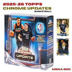 2025-26 Topps Chrome Update Basketball Mega Box �g�b�v�X �N���[�� �A�b�v�f�[�g �o�X�P�b�g�{�[�� ���K�{�b�N�X NBA �J�[�h ���� �\�� �N�[�p�[�t���b�O ���u���� �J���[ �E�F���o�����} ���M�T�C�� 1of1 