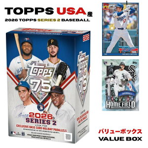 2026 Topps Series 2 Baseball Value Box 75���N�L�O�� �g�b�v�X �V���[�Y2 �x�[�X�{�[���J�[�h ���W���[���[�O MLB 1BOX 6�p�b�N�� ����z���f�[�p���������� ��J�ĕ� �W���b�W ���[�L�[�J�[�h 75th�L�O�C