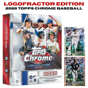 �y�󏭁z2026 Topps Chrome Baseball Logofractor MLB �g���J �{�b�N�X ��J�ĕ� �R�{�R�L ���X�ؘN�� ����@�� ���{�a�^ ����B�� ���胍�S�t���N�^�[ ���M�T�C�� 1BOX(6�p�b�N��) �V�i ���J�� �V�������N