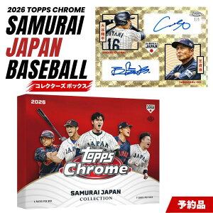 2026 Topps Chrome Baseball Team Samurai Japan Collector's Box �g�b�v�X �N���[�� ���W���p�� �x�[�X�{�[�� �J�[�h 1BOX 4�p�b�N ��J�ĕ� ���厡 �C�`���[ ���M�T�C���V�i���J�� ��������