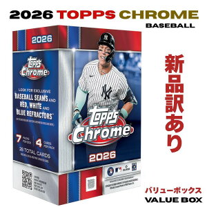 2026 Topps Chrome Baseball Value Box �g�b�v�X �N���[�� ���W���[���[�O �x�[�X�{�[�� �o�����[�{�b�N�X 1BOX ��J�ĕ� ���X�ؘN�� ����@�� RC ����p���������� �g���J�V�i �V�������N�t�� ��������