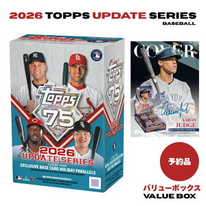 2026 Topps Update Series Baseball Value Box �g���[�f�B���O�J�[�h ���W���[���[�O MLB ��J�ĕ� �V�������N�t�����J���{�b�N�X �V�i �V�������N�t�� ��������