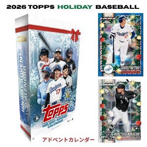 2026 Topps Holiday Baseball Advent Calendar �A�h�x���g�J�����_�[ �싅 �J�[�h MLB ��J�ĕ� �R�{�R�L ��ؐ��� ����@�� ���{�a�^ ����� �g���J �{�b�N�X 24�p�b�N ����N���[�� �V�i �V�������N�t��