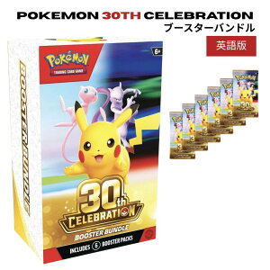 �|�P�����J�[�h �p��� 30th CELEBRATION �u�[�X�^�[�o���h�� 6�p�b�N���� �V�i���J�� �C�O���� �|�P�J 30���N �L�O �{�b�N�X BOX ���s�A���i �~���E�c�[ex �~���Eex �s�J�`���E�m�� �V�i �V�������N
