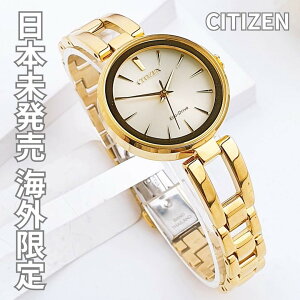 m{nmtACOfnmCOCITIZENnV`Y v fB[X V`Y rv fB[X GRhCu 28 mm S[h CITIZEN Axiom Eco-Drive Champagne Dial Yellow Gold-tone Ladies Watch EM06
