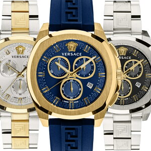 �m���{���������f���n�mVERSACE ���F���T�[�` ���F���T�[�`�F�n���F���T�[�` ���v �����Y ���F���T�[�` �r���v �����Y Chrono Geo Mens Watch 43mm 5ATM �X�C�X���C�h ��������