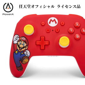 ［Nintendo Switch］ニンテンドー スイッチ ワイヤレスコントローラー マリオ ポップ マリオ ジョイ PowerA社製 任天堂 スウィッチ コントローラー 無線 電池式 おもちゃ 誕生日 クリスマス プレゼント