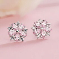 楽天市場】ピアス スワロフスキー 桜 レディースアクセサリー 