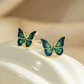 蝶 バタフライ ピアス レディース チョウ ちょうちょう