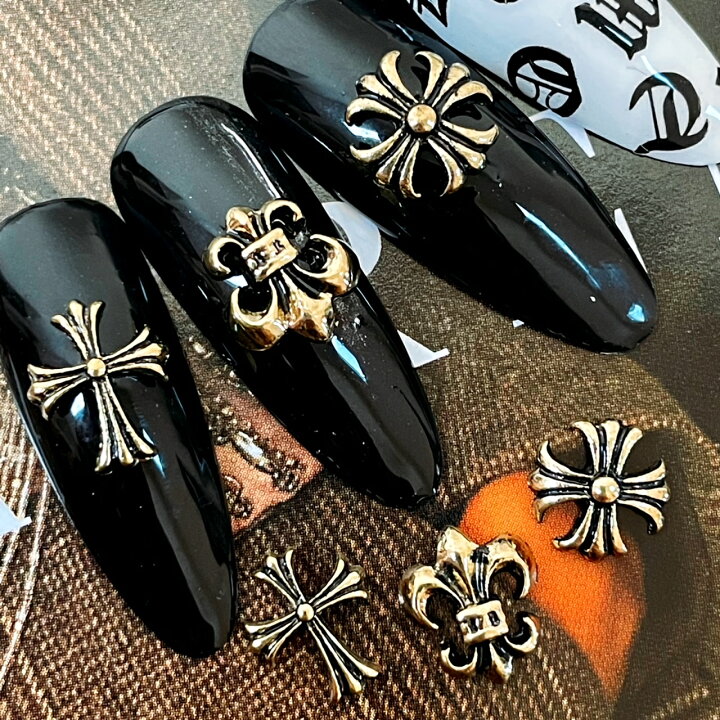 楽天市場 ネイルパーツ 2p アンティークゴールド ロックテイスト クロムパーツ お洒落シルバーアクセサリー クロス フレア 百合の紋章 ネイルチャーム セルフネイル ハンドメイド レジン クロムハーツ風 Undarbar 楽天市場 ネイルパーツ 2p アンティークゴールド ロックテイスト クロムパーツ お洒落シルバーアクセサリー クロス フレア 百合の紋章 ネイルチャーム セルフネイル ハンドメイド レジン クロムハーツ風 Undarbar