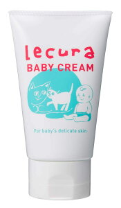 Lecura(ルクラ) ベビークリーム100g (無添加 オーガニックカモミールエキス配合) 敏感肌・乾燥肌・新生児に