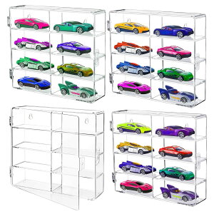 アクリル本舗 トミカ 収納 トミカケース ミニカー 収納 コレクションケース 駐車場 パーキング ディスプレイ 鑑賞