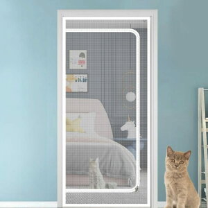 COZENTA ペットゲート 網戸型 犬 猫 赤ちゃん 脱走防止 マジックテープ取付