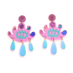 Magical Eye Earrings 神秘的なまなざし 魔法の瞳が煌めく マジカル アイ 眼 目 ピアス セット オーストラリア メルボルン
