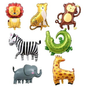 TK.Felly かわいい動物風船 7種類セット プレゼント用バルーン アニマルバルーン イベントデコレーション