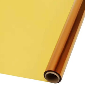 ateena カラーセロハン セロファン セロファン紙 ラッピング ギフト プレゼント ロール (イエロー, 40cm×30m)