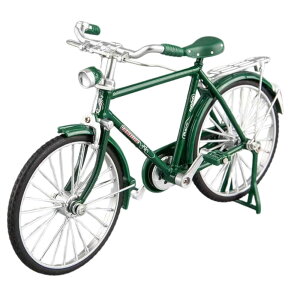 ideastore 自転車 ミニチュア レトロ フィギュア ジオラマ 模型 完成品 合金 1/10