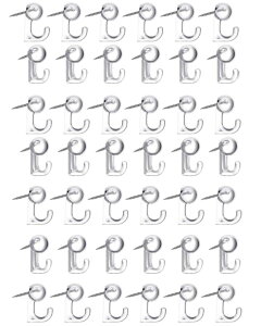 Chocople 画鋲 画びょう 石膏ボードピン 押しピン 穴が目立たない フック 50個入り