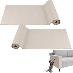 Alpha Depot 爪とぎマット 爪とぎシート 粘着タイプ 厚手 ポリエステル素材 カット可 猫 家具保護