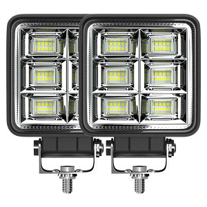 MAKUMINORS LED ワークライト 144w 12V 24V 作業灯 車幅灯 投光器 スポットライト フォグランプ バックランプ トラクター トラック