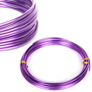 RYOHIN Lab.(良品ラボ) アルミワイヤー 3mm径 針金 アルミ線 カラー ワイヤー クラフト DIY 工作 園芸 手芸 太い 柔らかい 防錆 自由自在 全長10m