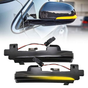 hotimp ボルボ VOLVO 互換品 LED 流れて光る ノーマル点灯への切替SW付 ドアミラー シーケンシャル ウインカー スモークレンズ仕様 S60 S80 V40 V60 V70 純正交換タイプ 左右1組 車検対応