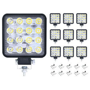 Optimister Ɠ [NCg ƗpCg 16A LEDƓ 12v-24v 48W 6000K 9600LM hho h D gN^[p ^C ԊO 