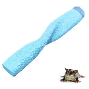 MINORITY DESIGN モモンガ 爪研ぎ フクロモモンガ 洗える 爪とぎバー スパイラル型 ケージ インコ 止まり木 パーチ おもちゃ 樹脂製