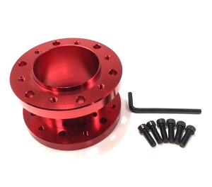 ステアリング ボス スペーサー アルミ 50mm 汎用 シルバー ブラック レッド ブルー パープル